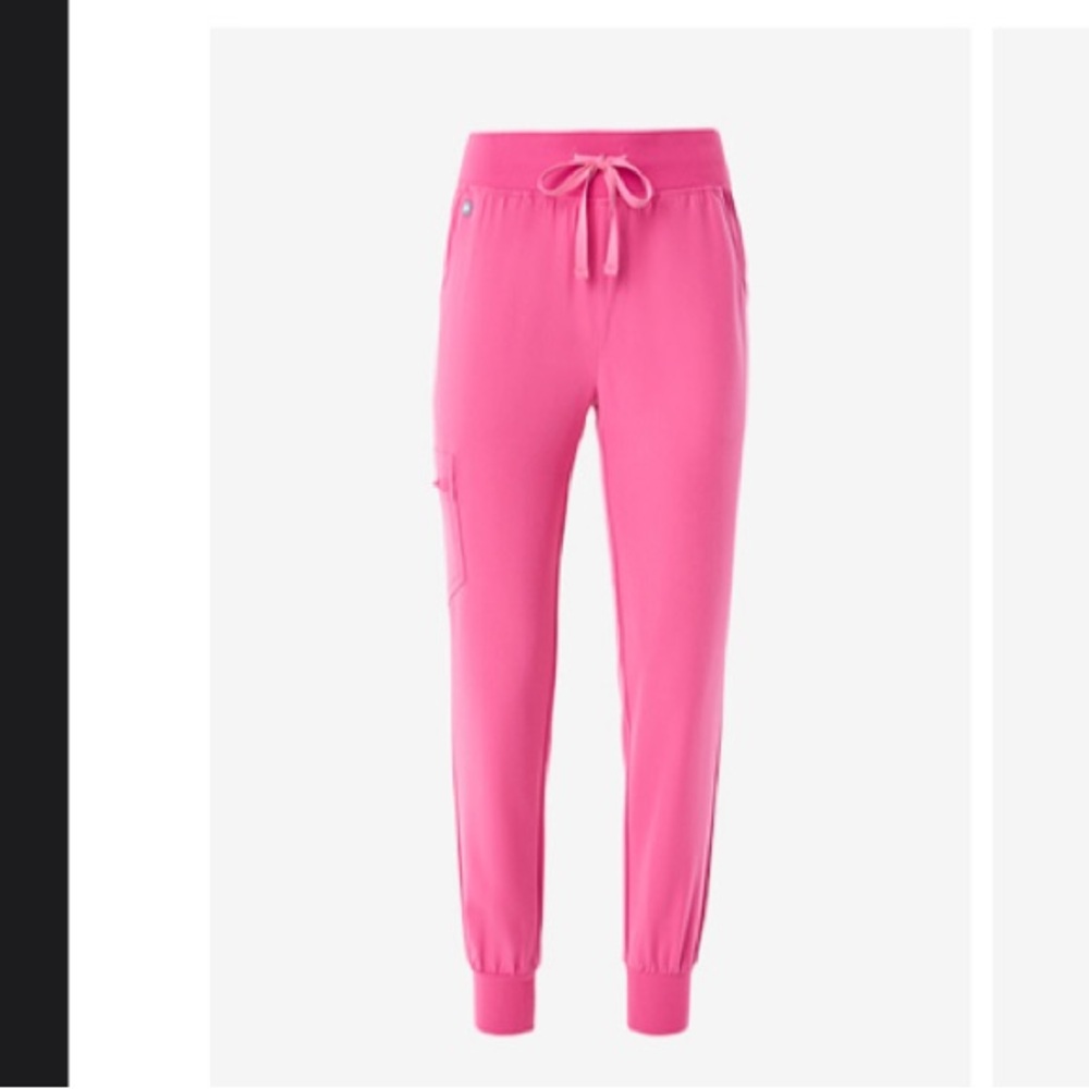 figs F’ing pink 2024 high waisted Zamora scrub pants 2XL